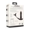 Vibrating and Thrusting Silicone Prostate Massager with Tri O Cockring - Black